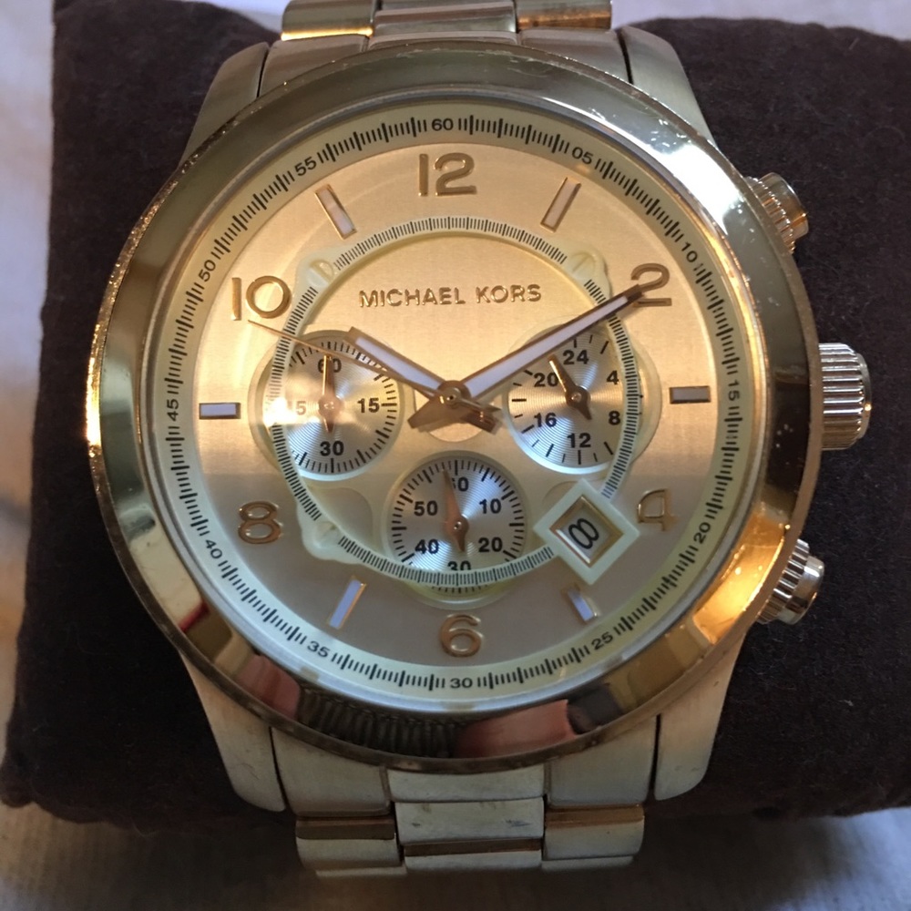 Michael Kors Gold Oversized Watch